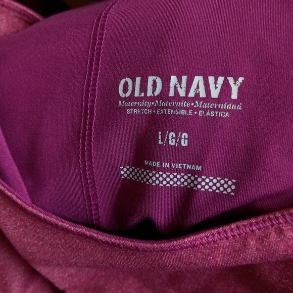 Old Navy active tank racer back top elastic bottom sz L /B14 - Picture 6 of 6